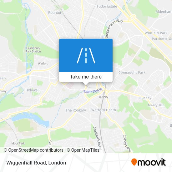 Wiggenhall Road map