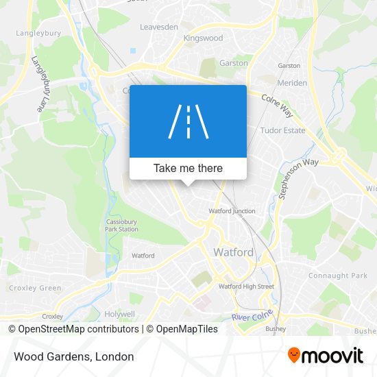 Wood Gardens map
