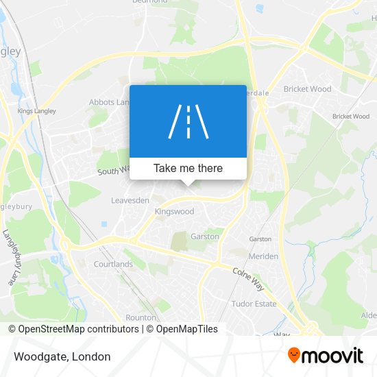 Woodgate map