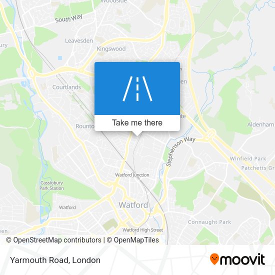 Yarmouth Road map