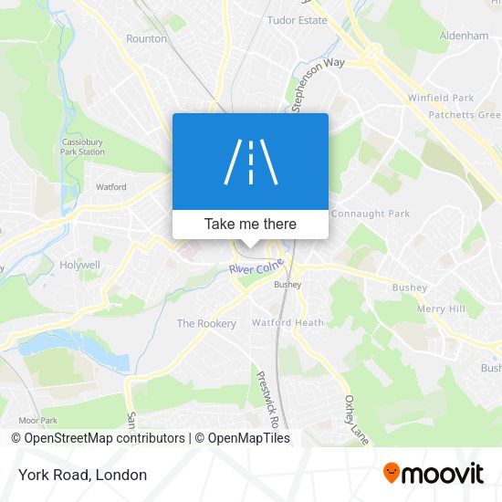 York Road map