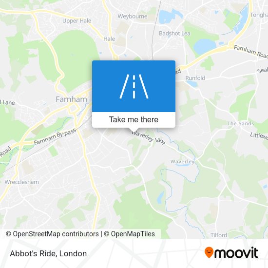 Abbot's Ride map