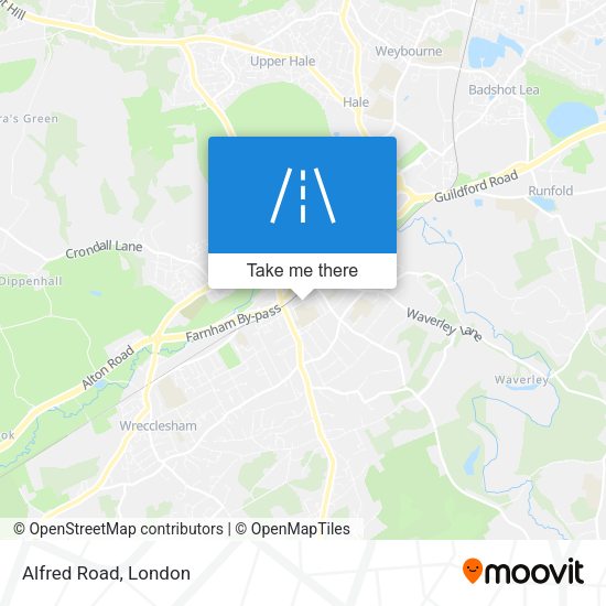 Alfred Road map
