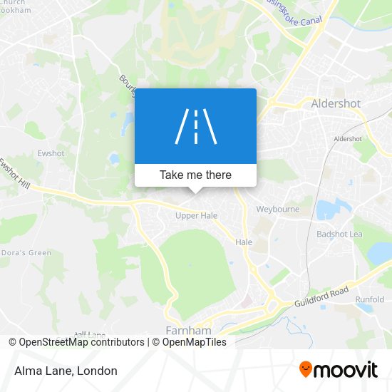 Alma Lane map