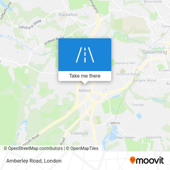 Amberley Road map
