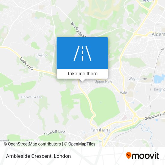Ambleside Crescent map