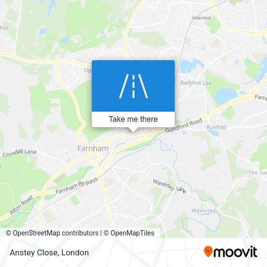 Anstey Close map