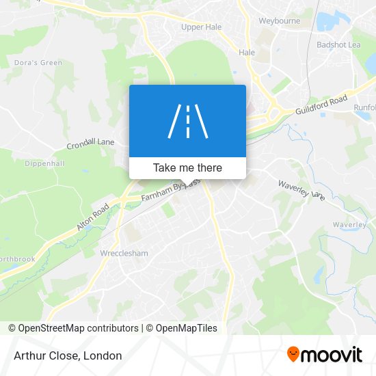 Arthur Close map