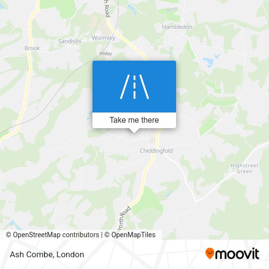Ash Combe map