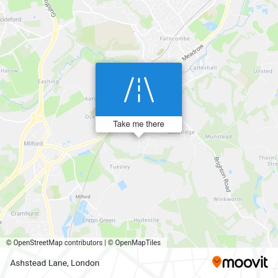 Ashstead Lane map