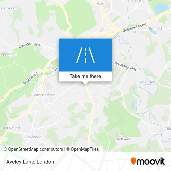Aveley Lane map
