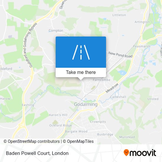Baden Powell Court map