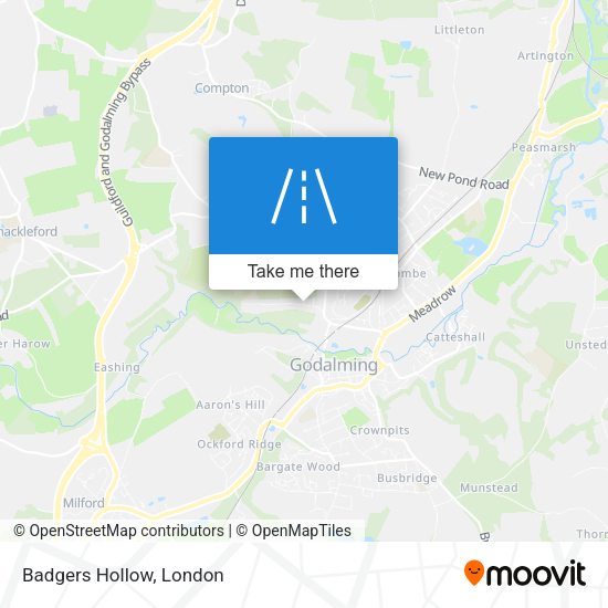 Badgers Hollow map