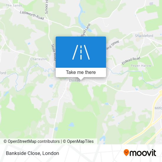 Bankside Close map