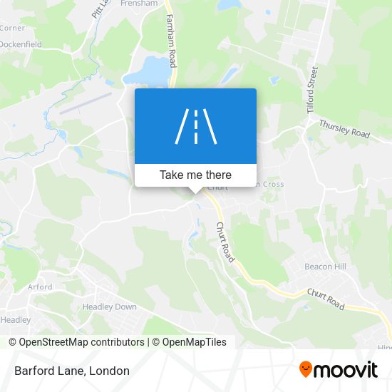 Barford Lane map