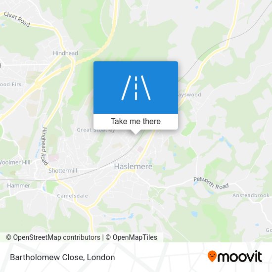 Bartholomew Close map
