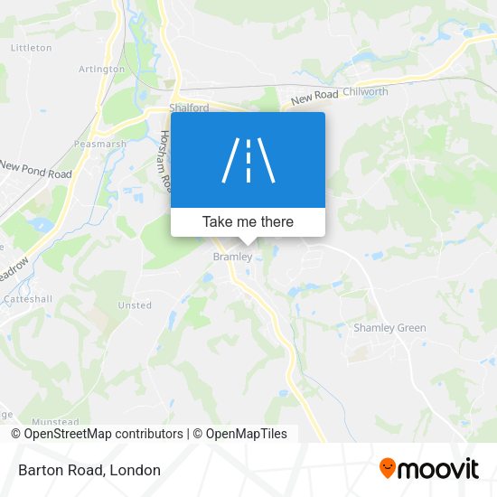 Barton Road map