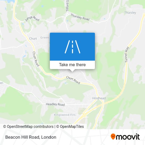 Beacon Hill Road map