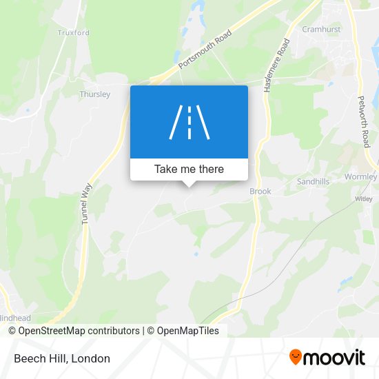 Beech Hill map