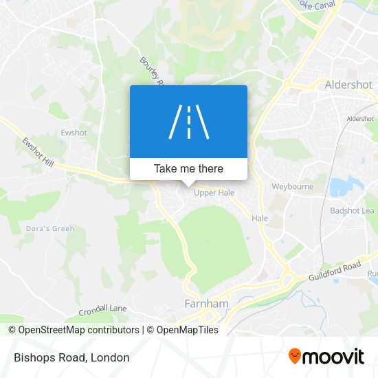 Bishops Road map