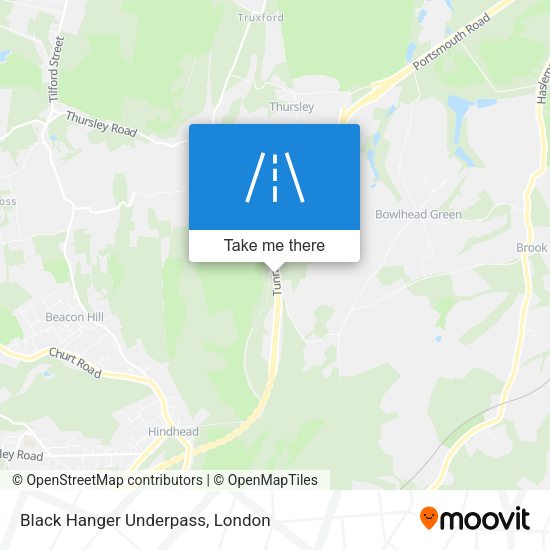 Black Hanger Underpass map