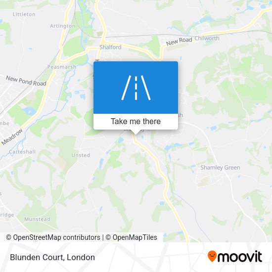 Blunden Court map