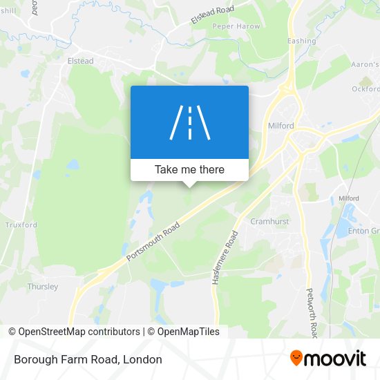 Borough Farm Road map