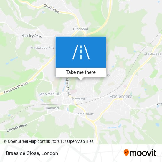 Braeside Close map