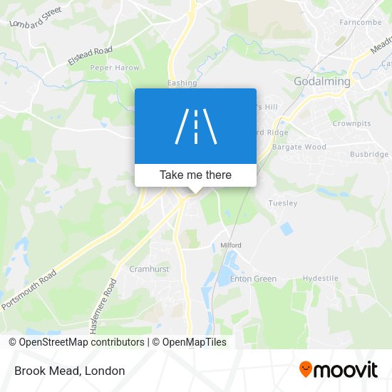 Brook Mead map