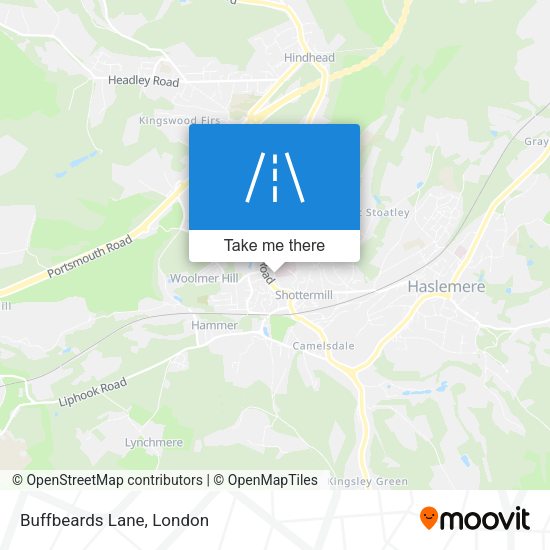 Buffbeards Lane map