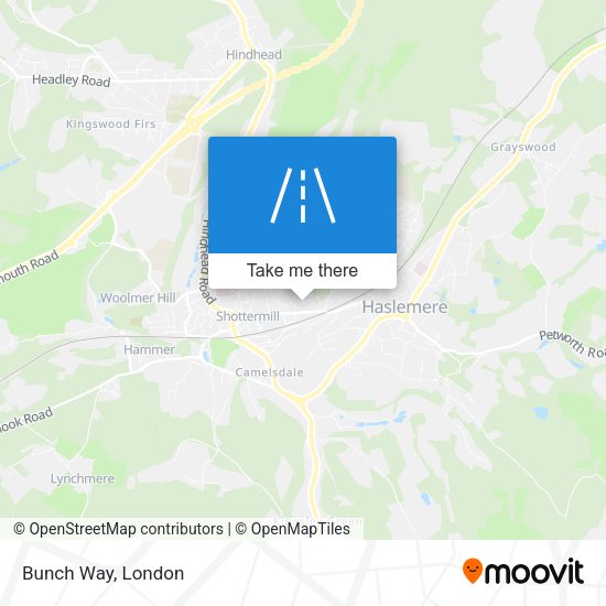 Bunch Way map