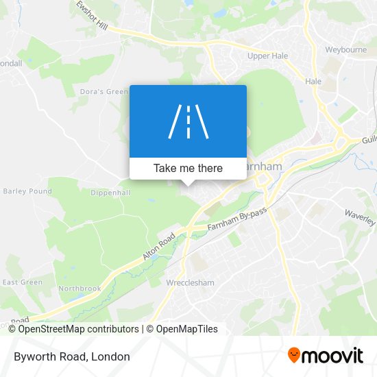 Byworth Road map