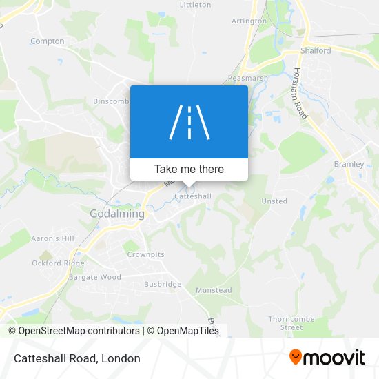 Catteshall Road map