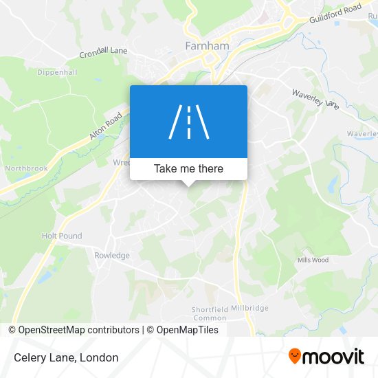 Celery Lane map
