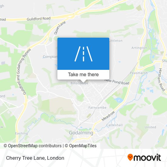 Cherry Tree Lane map