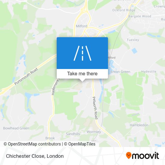 Chichester Close map