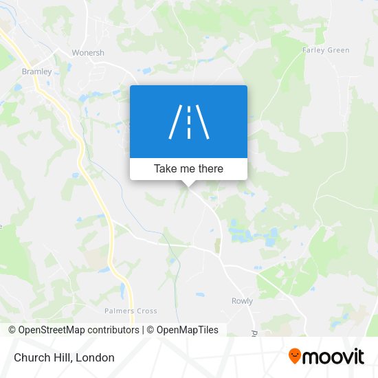 Church Hill map