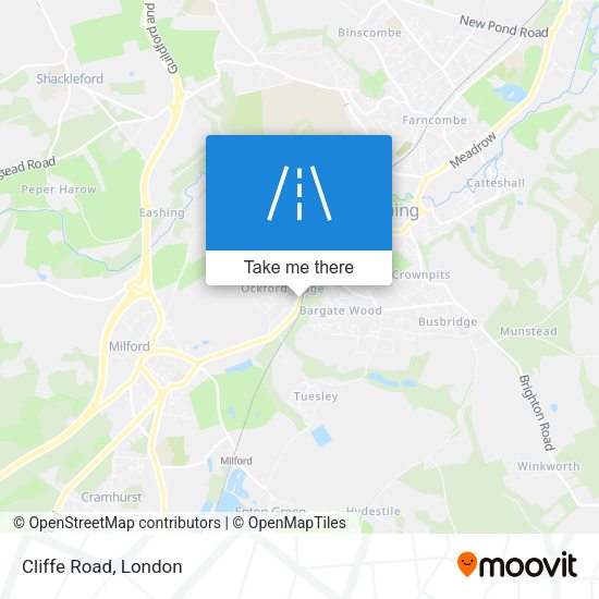 Cliffe Road map
