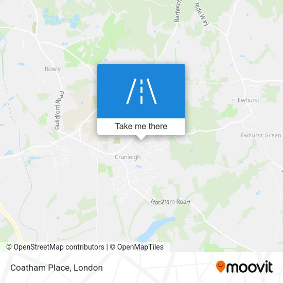 Coatham Place map