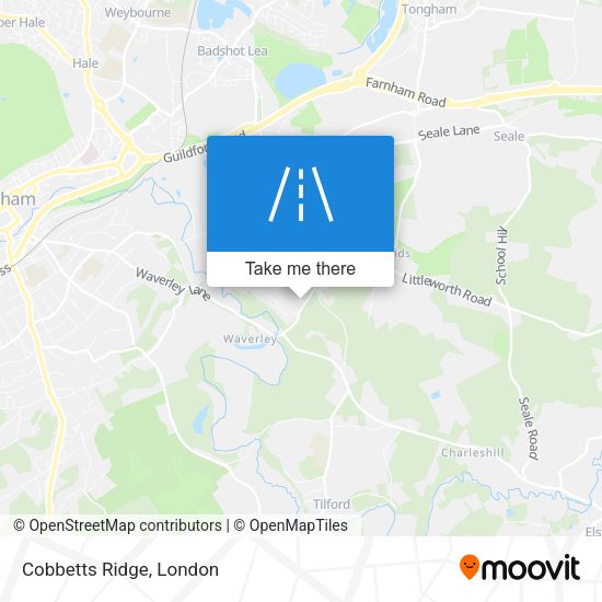 Cobbetts Ridge map