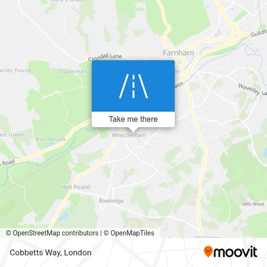 Cobbetts Way map