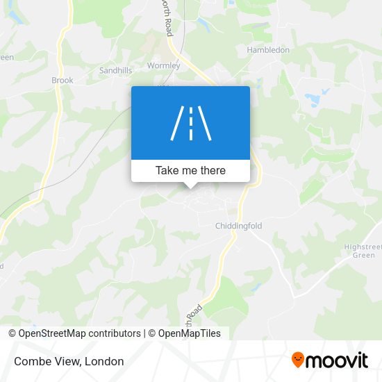 Combe View map