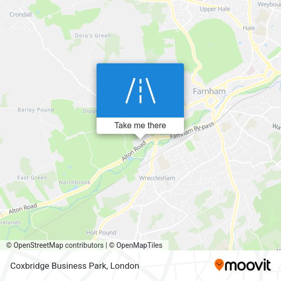 Coxbridge Business Park map