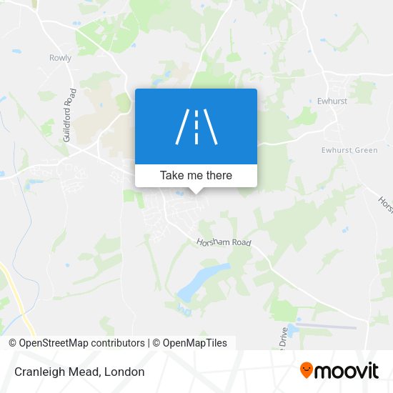 Cranleigh Mead map