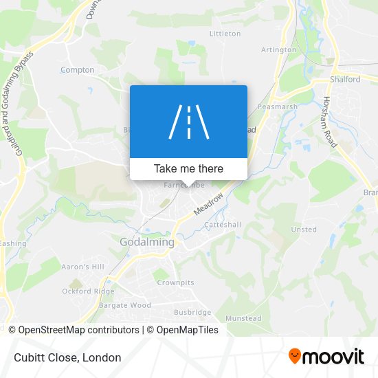 Cubitt Close map