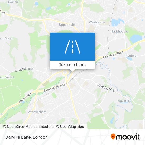 Darvills Lane map