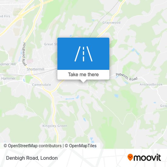 Denbigh Road map