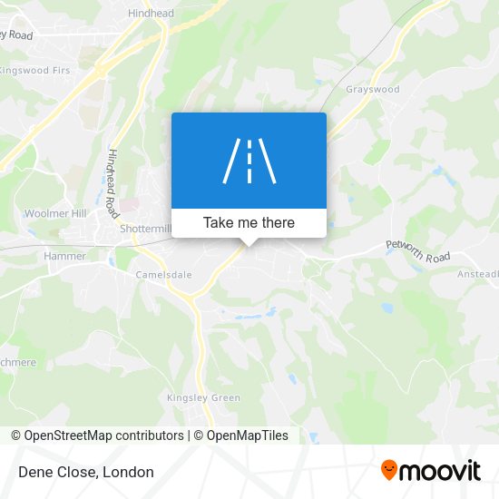 Dene Close map