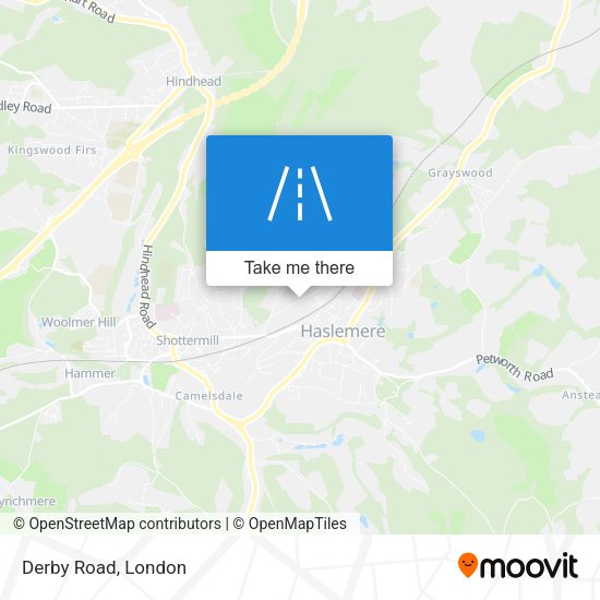 Derby Road map