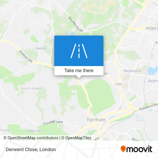 Derwent Close map